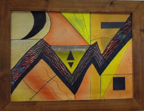 quadro ossidi e smalti misti 70x50